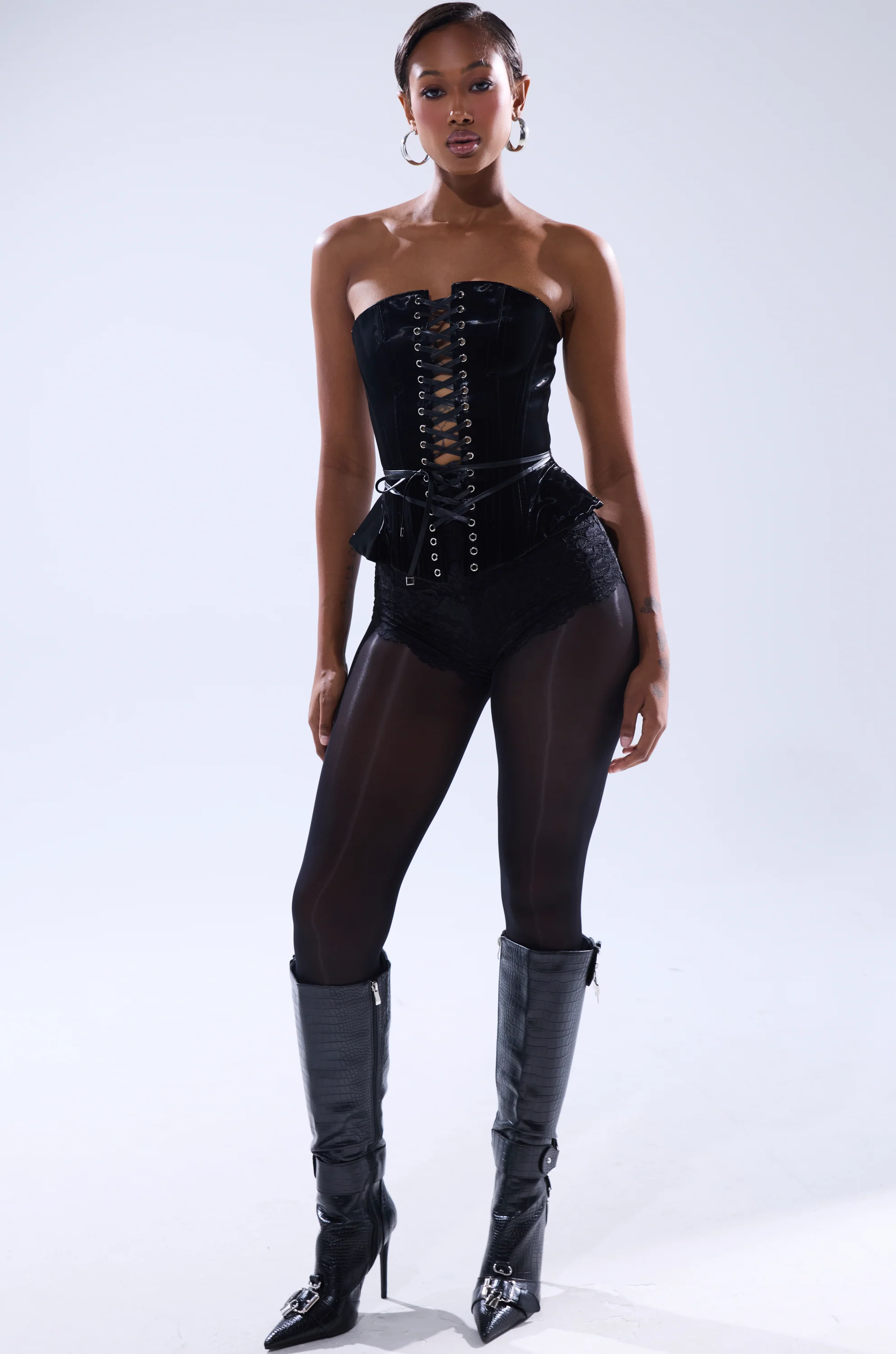 SMOOTH TRANSITION LACE UP CORSET - Image 6