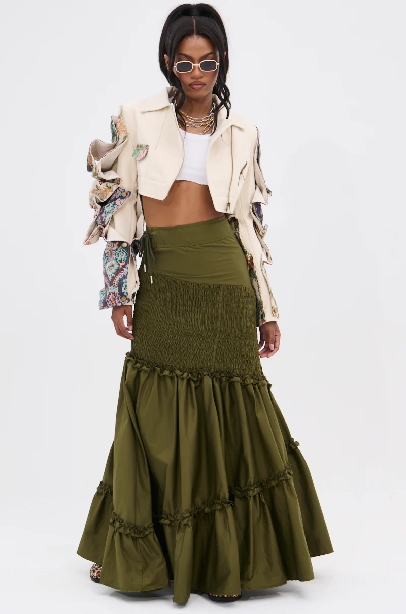 SNAP OUT OF IT ULTRA CROP MOTO IN JACQUARD - Image 11