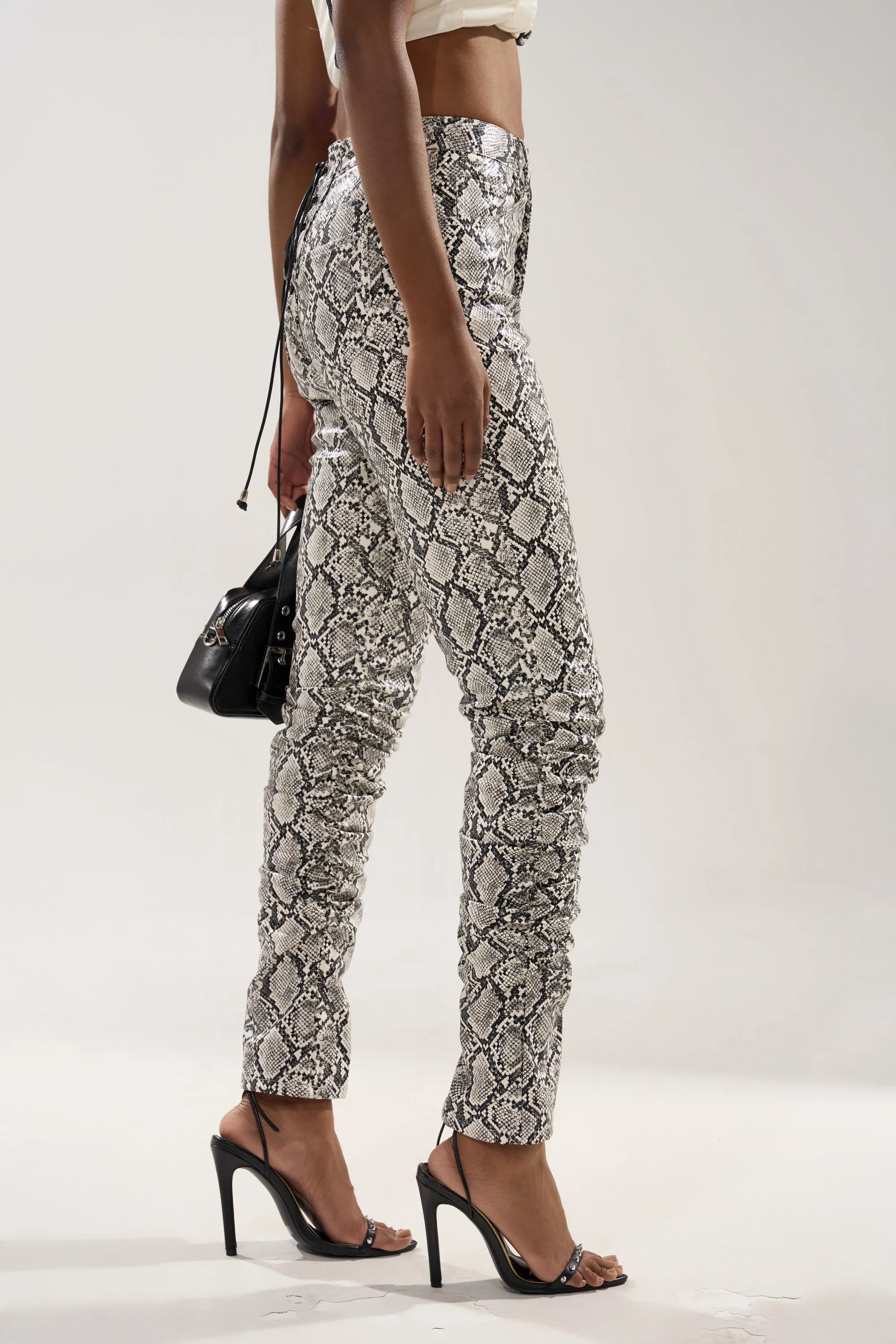 SNEAKY LITTLE SNAKE TROUSER  WITH LACEUP ON BUTT - Image 3