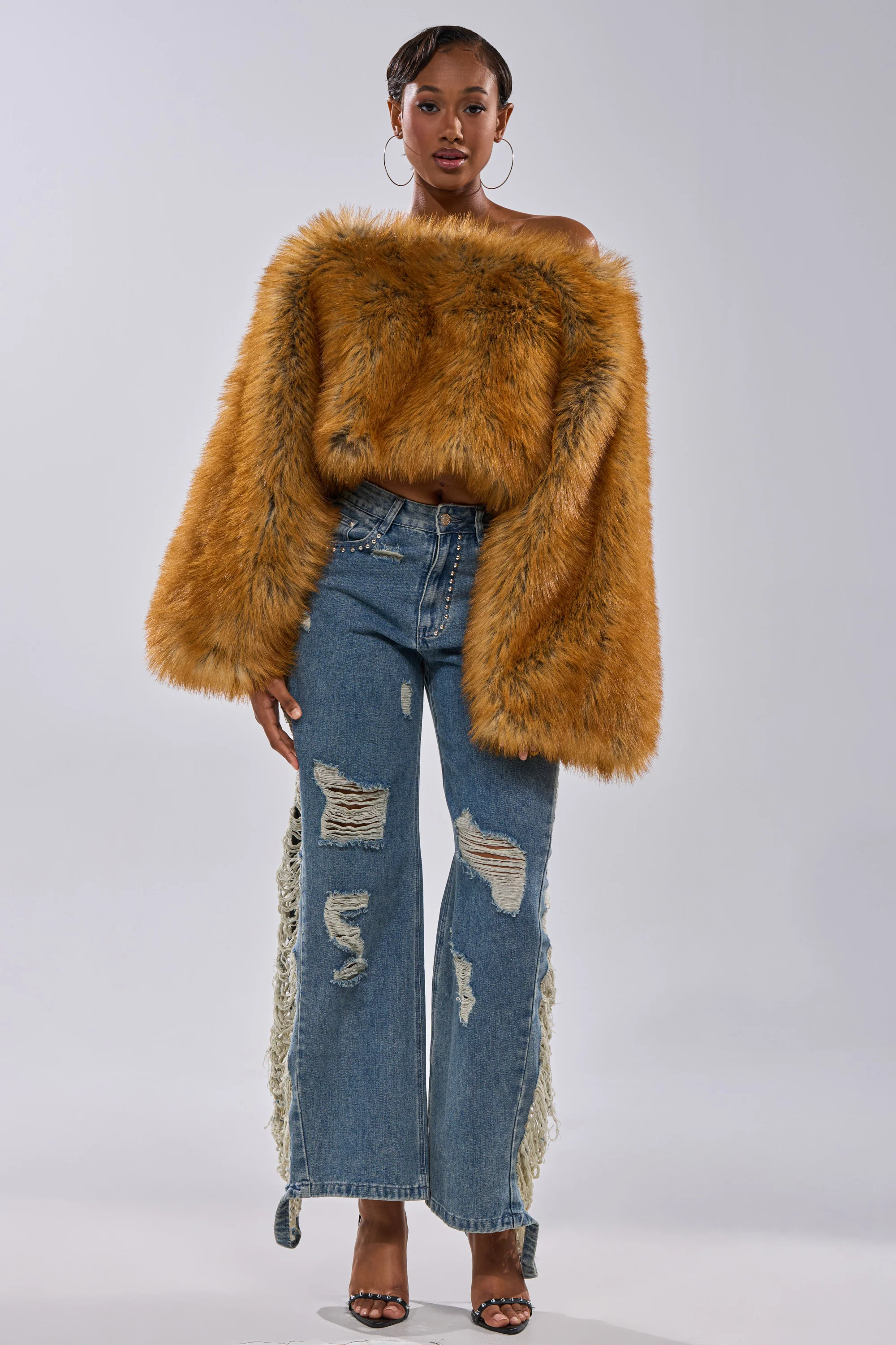 SNOW DAY FAUX FUR SWEATER - Image 12