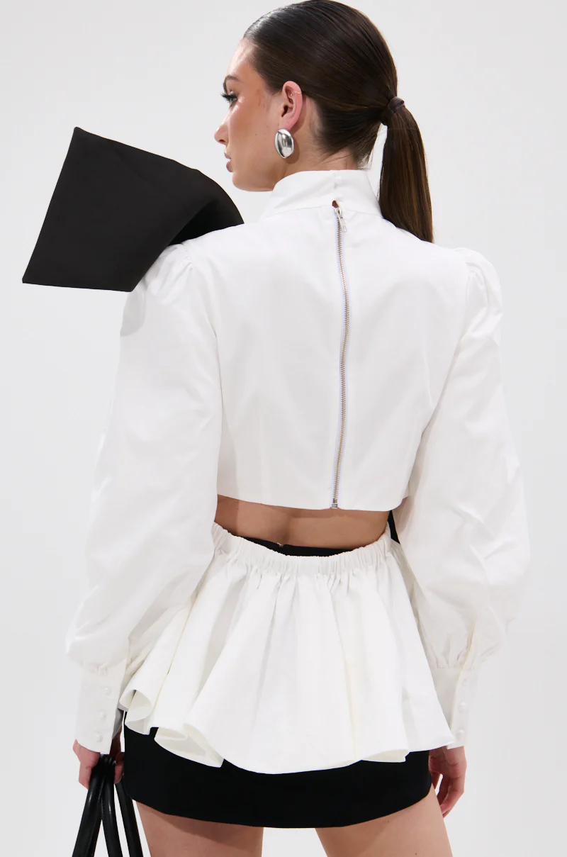 SO CHIC BOW BLOUSE - Image 7