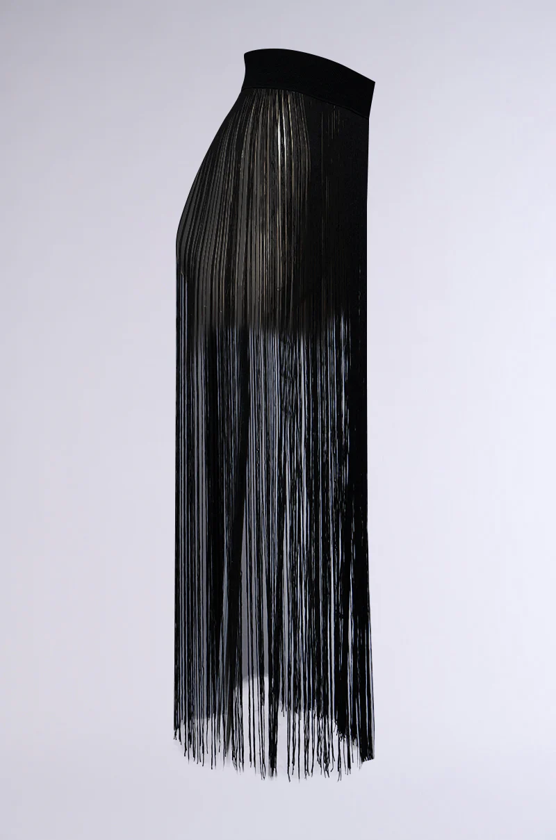 SO FREE FRINGE BELT SKIRT - Image 4
