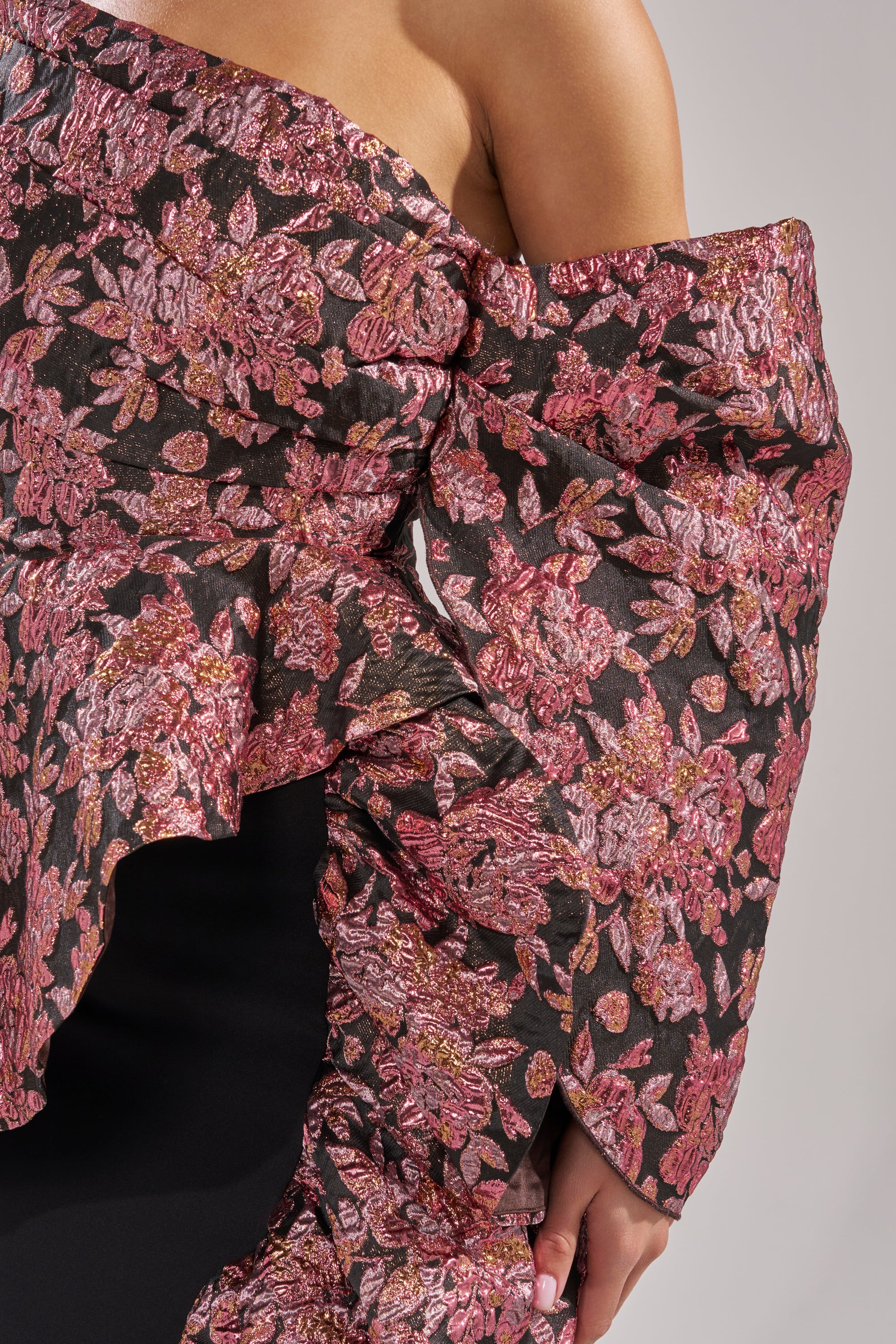 SO MUCH IN LOVE BROCADE MAXI SKIRT - Image 10