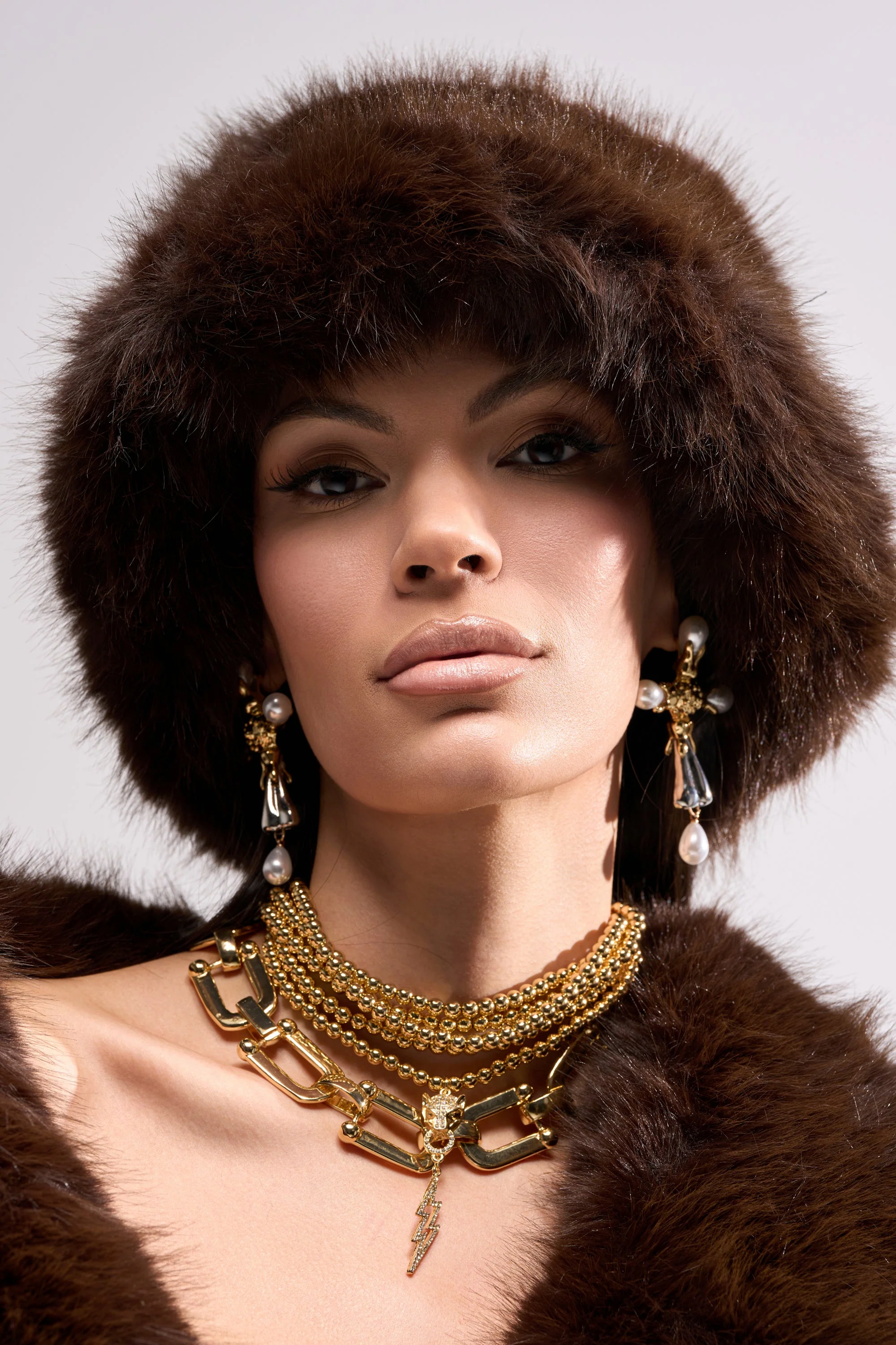 SO RICH FAUX FUR BUCKET HAT - Image 4
