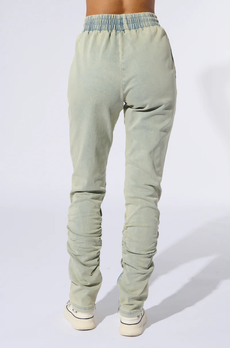 SOCIAL STATUS FLARE LEG DENIM JOGGER - Image 5