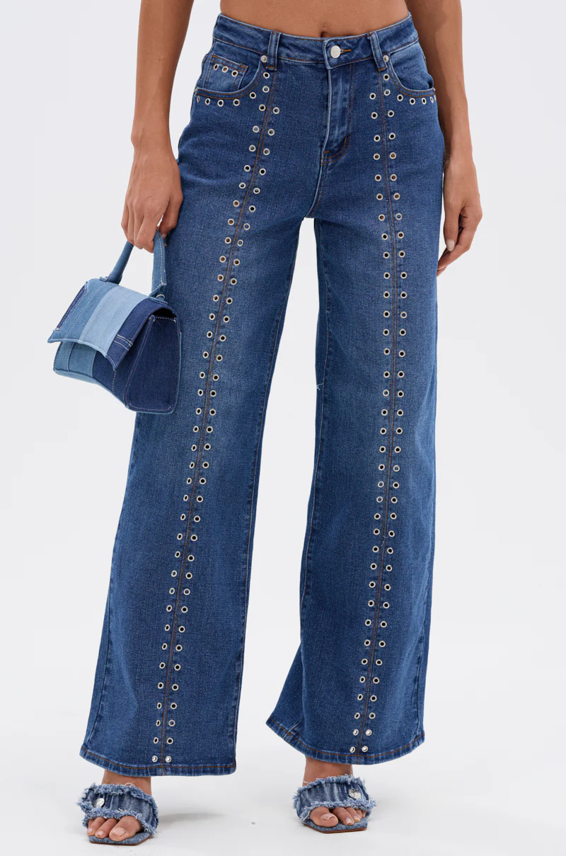 SOFIA RELAXED DENIM WITH GROMMET - Image 2