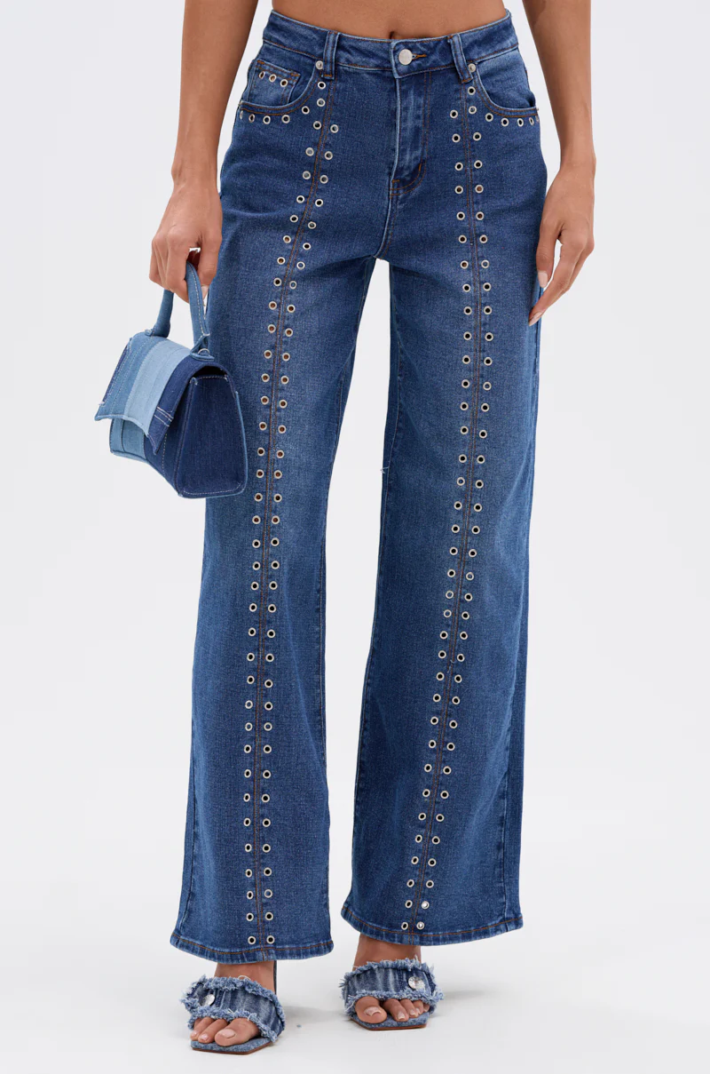 SOFIA RELAXED DENIM WITH GROMMET - Image 3