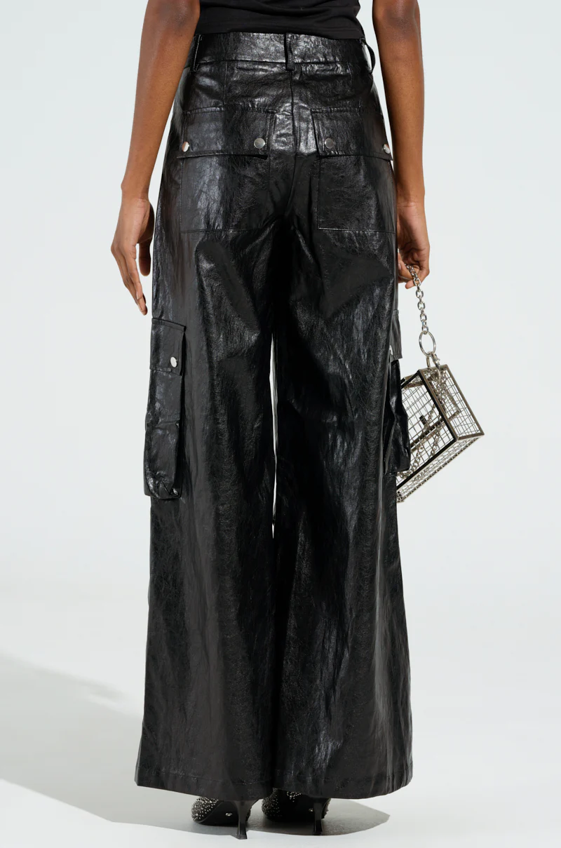 SOPHIE FAUX LEATHER TROUSER - Image 5