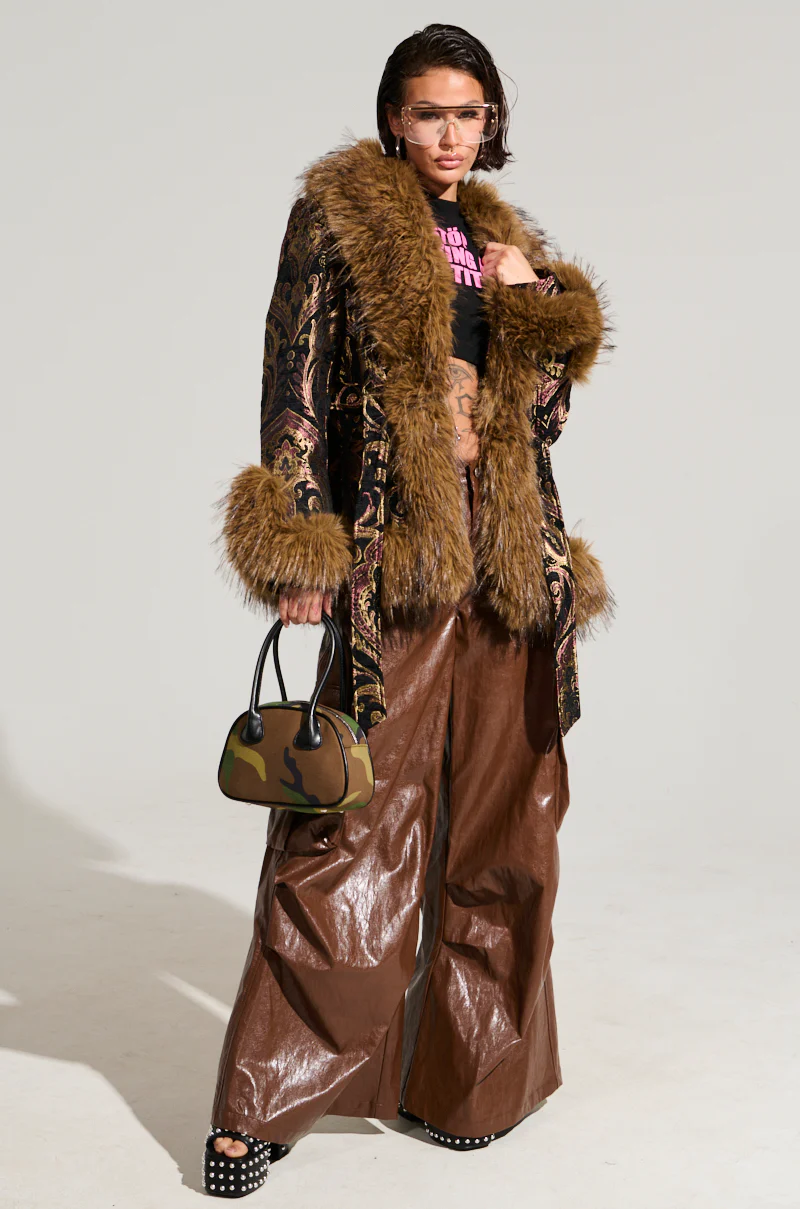SOPHIE FAUX LEATHER TROUSER - Image 7