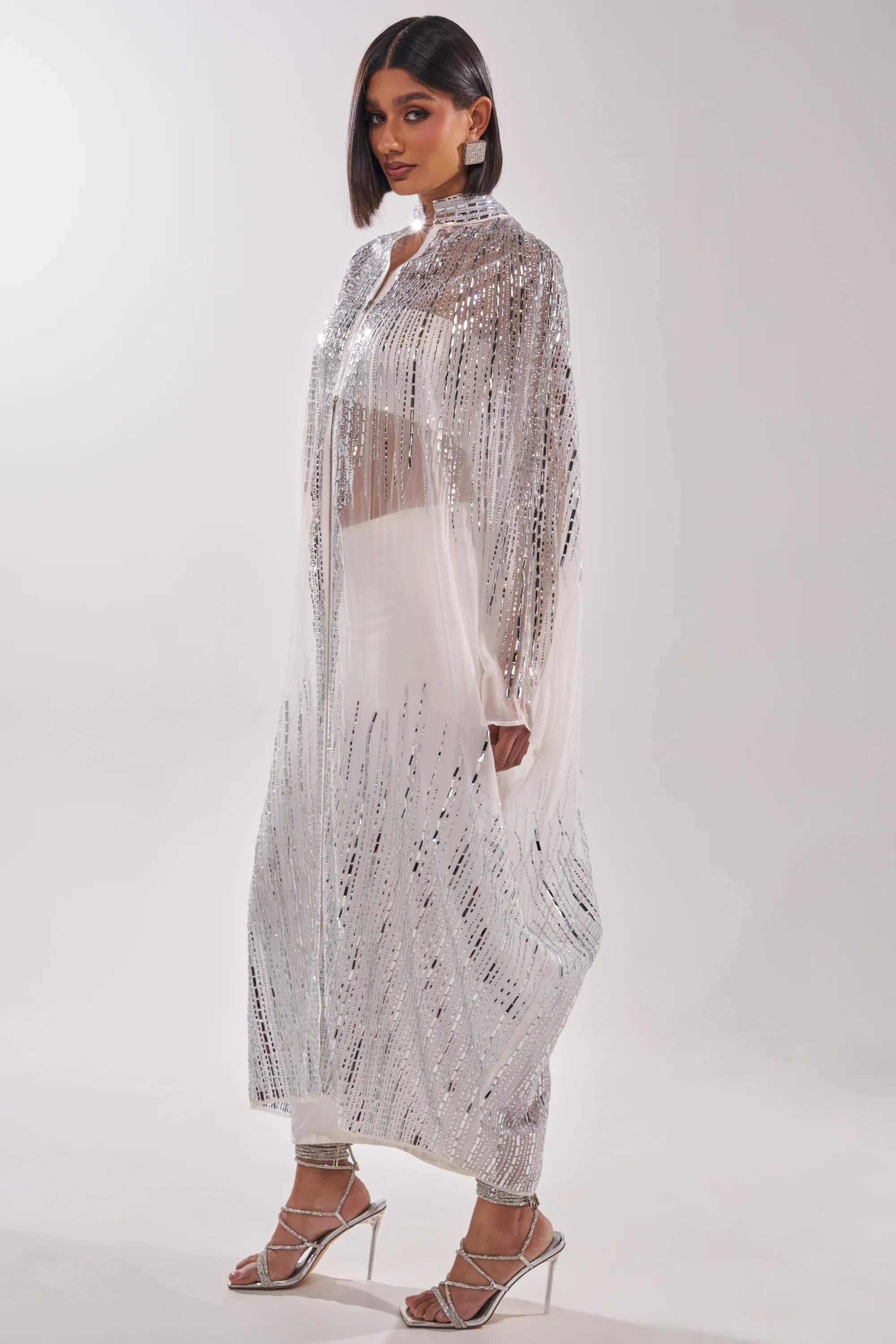 SPARKLE AND SHINE BLOUSE IN WHITE - Image 7