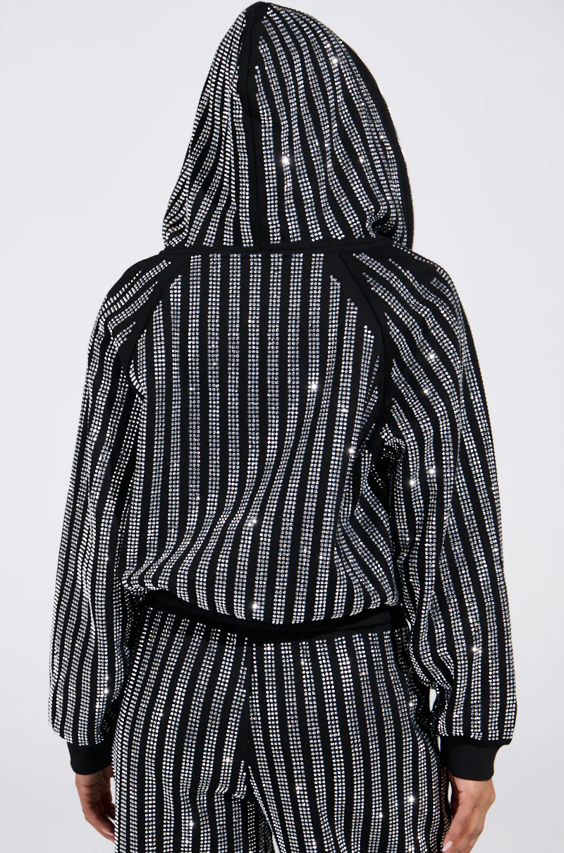 SPARKLE QUEEN ZIP UP SWEATSHIRT - Image 5