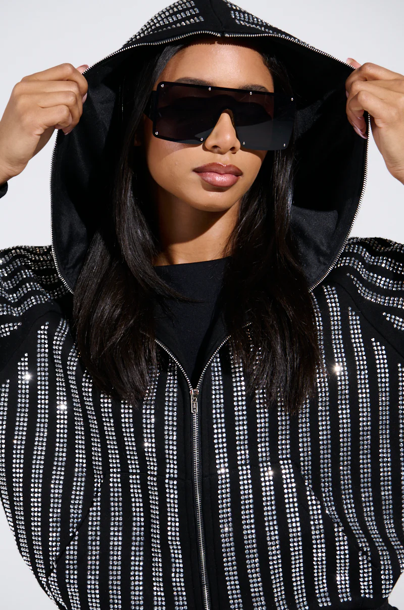 SPARKLE QUEEN ZIP UP SWEATSHIRT - Image 8
