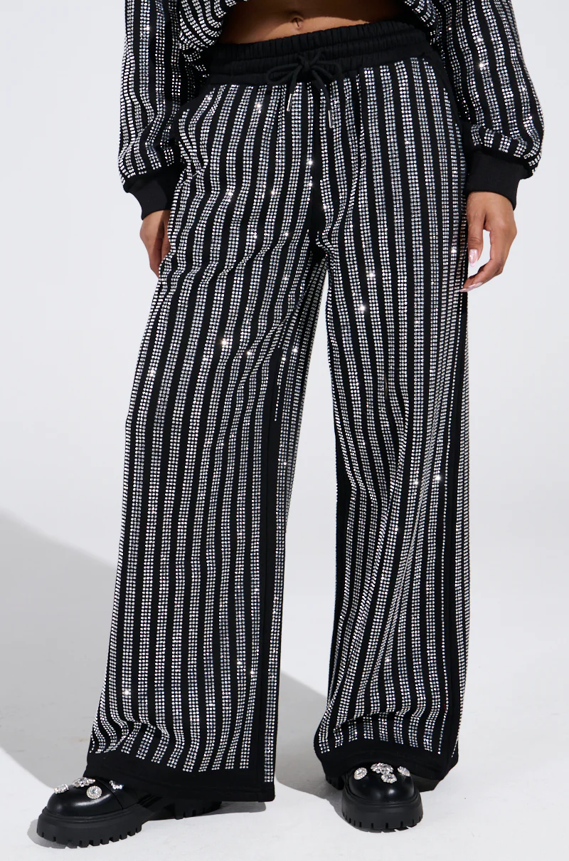 SPARKLE QUEEN WIDE LEG JOGGER - Image 2