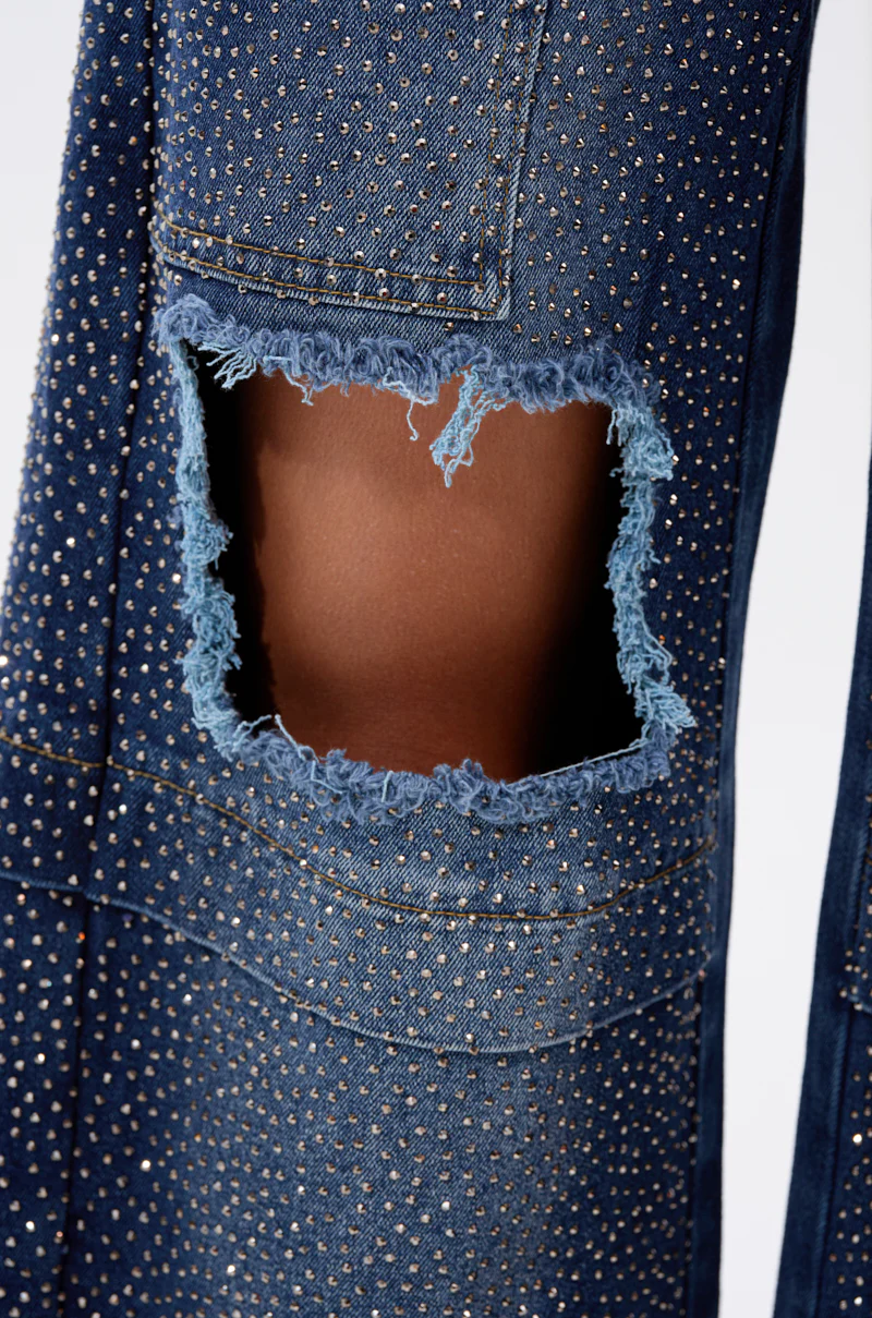 SPARKLE QUEEN WIDE-LEG DENIM - Image 8
