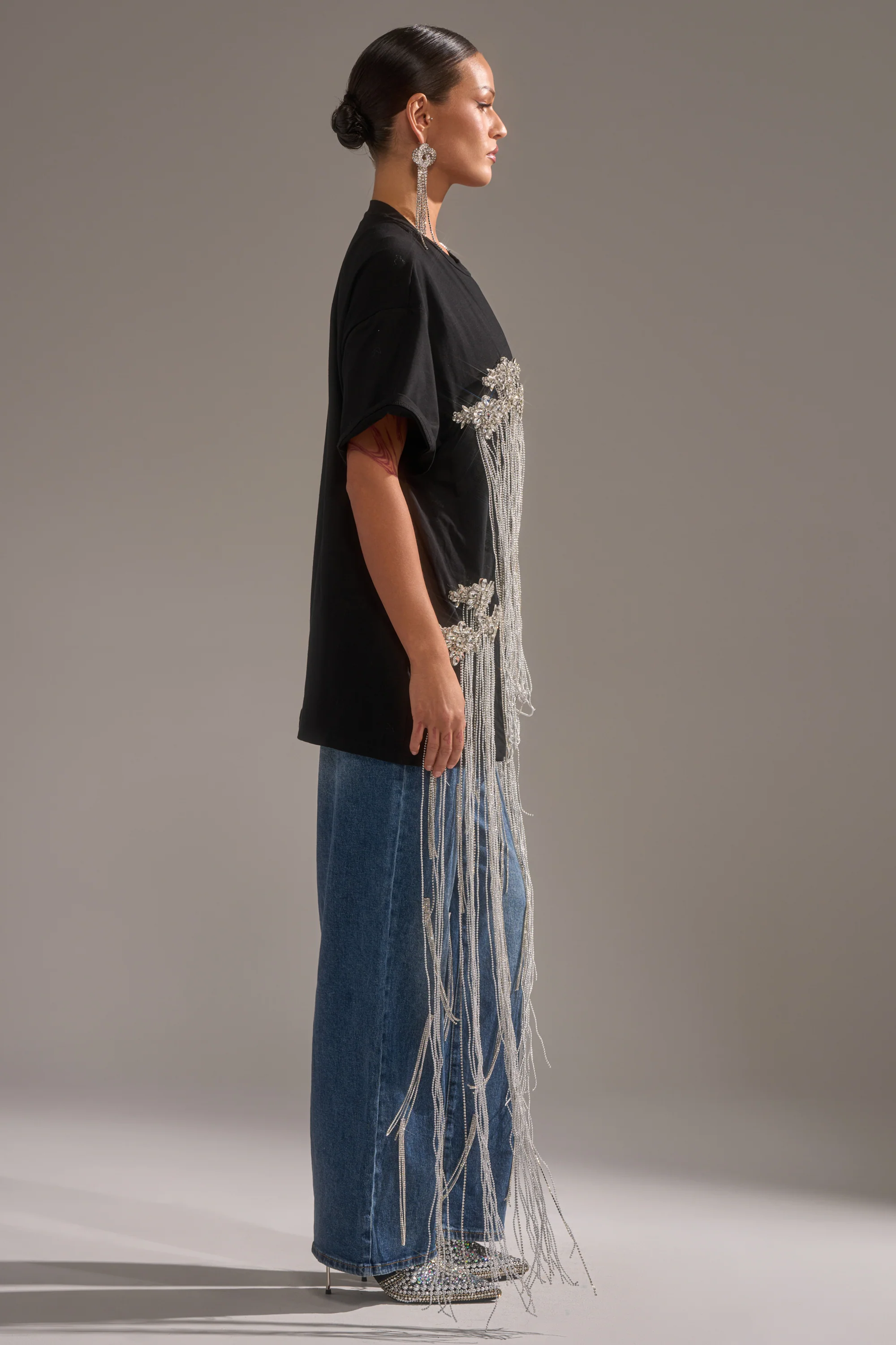 SPARKLING OVERSIZED TEE - Image 4