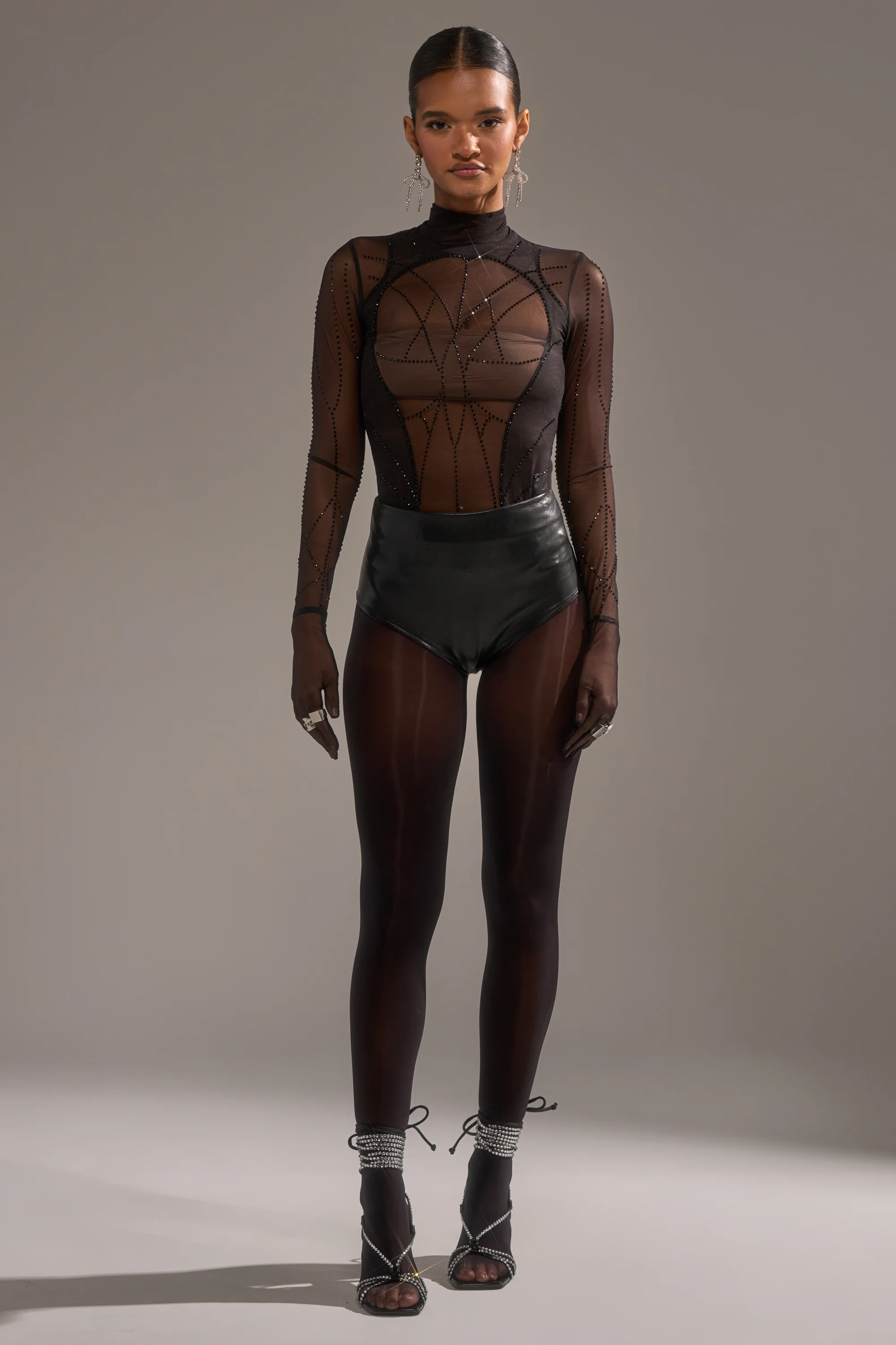 SPIDER GIRL MESH BODYSUIT - Image 9