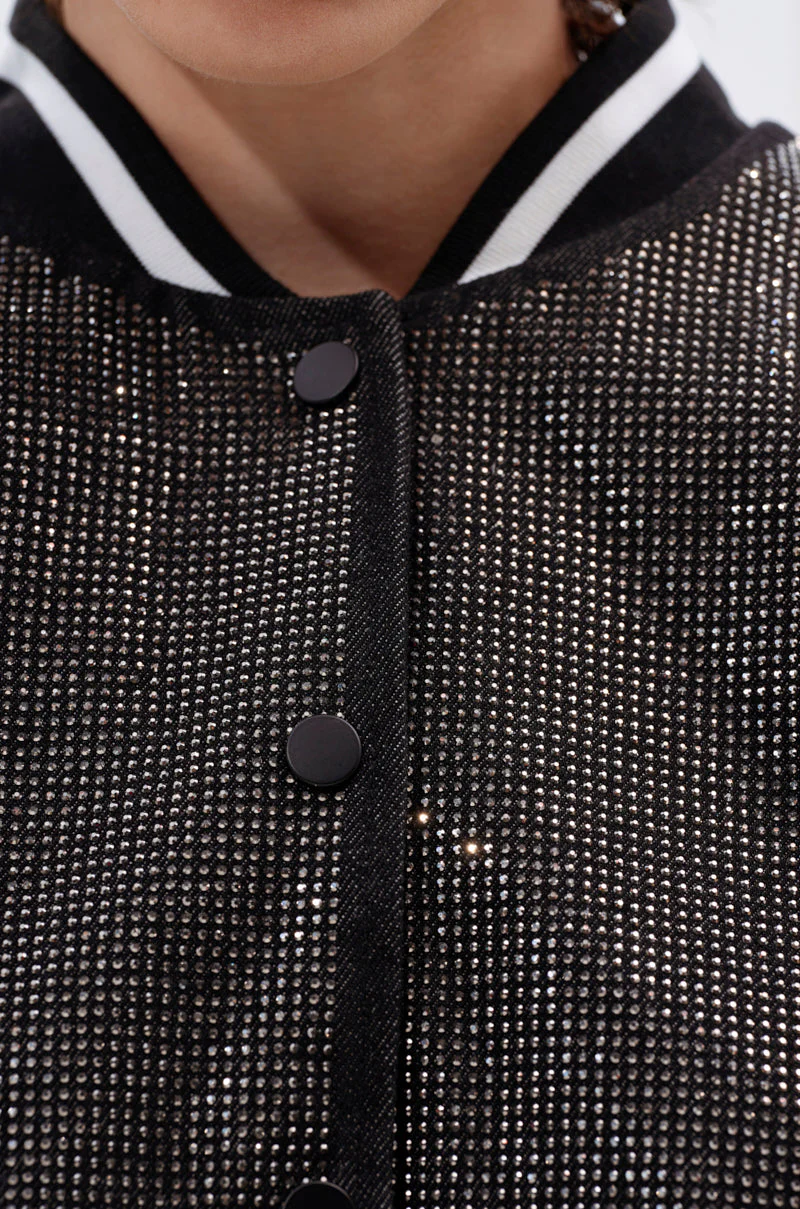 SPOTLIGHT RHINESTONE BOMBER - Image 9