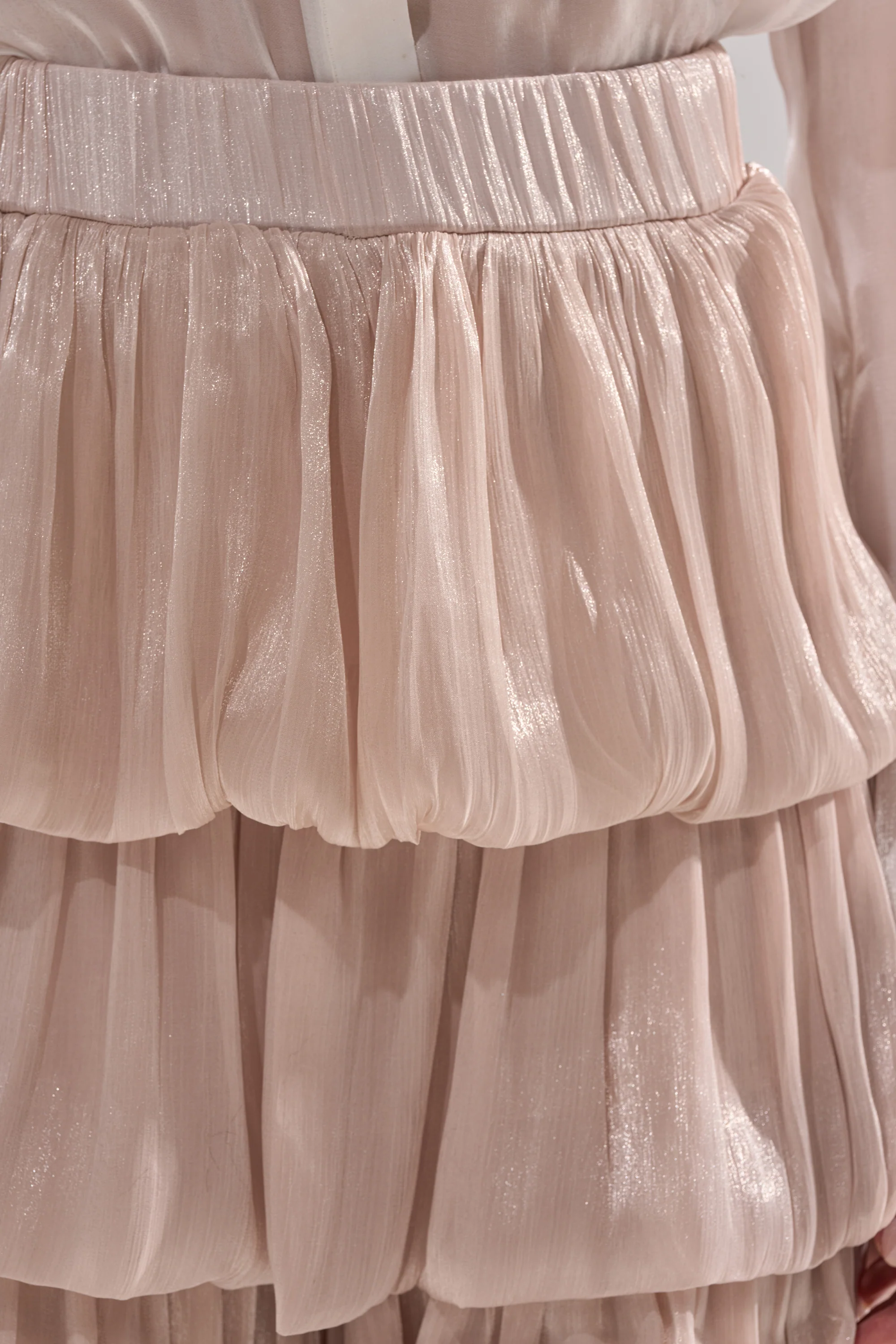 STAR OF THE NIGHT FLOUNCY PANT IN IVORY - Image 9