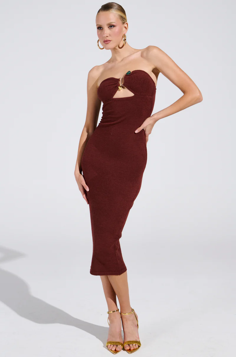STARRY NIGHT KNIT MIDI DRESS - Image 5