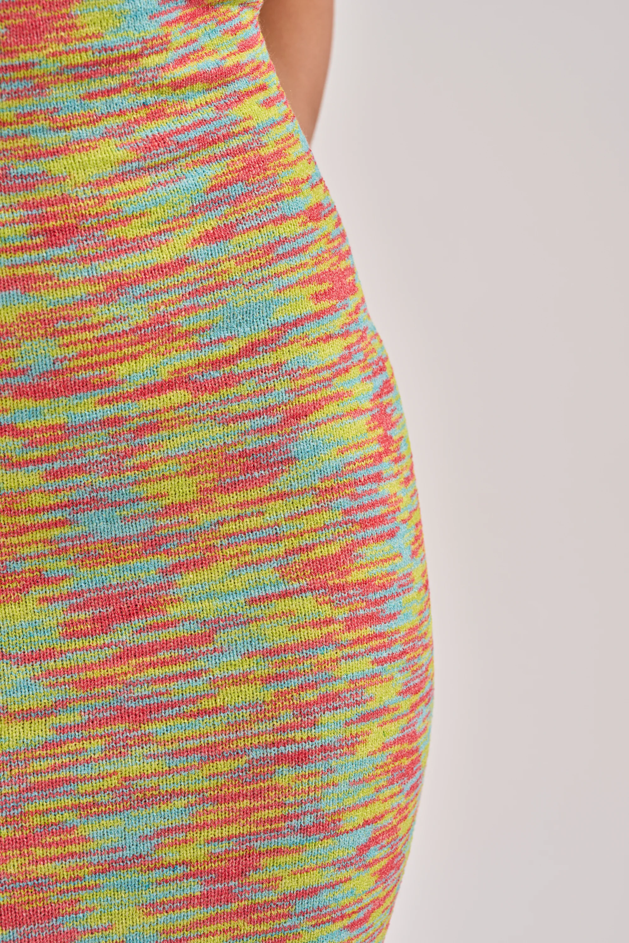 STARRY NIGHT KNIT MIDI DRESS IN MULTI - Image 6