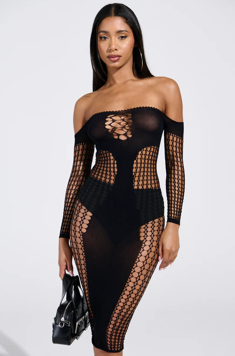 STAY IN YOUR LANE SEAMLESS MIDI DRESS - Image 2