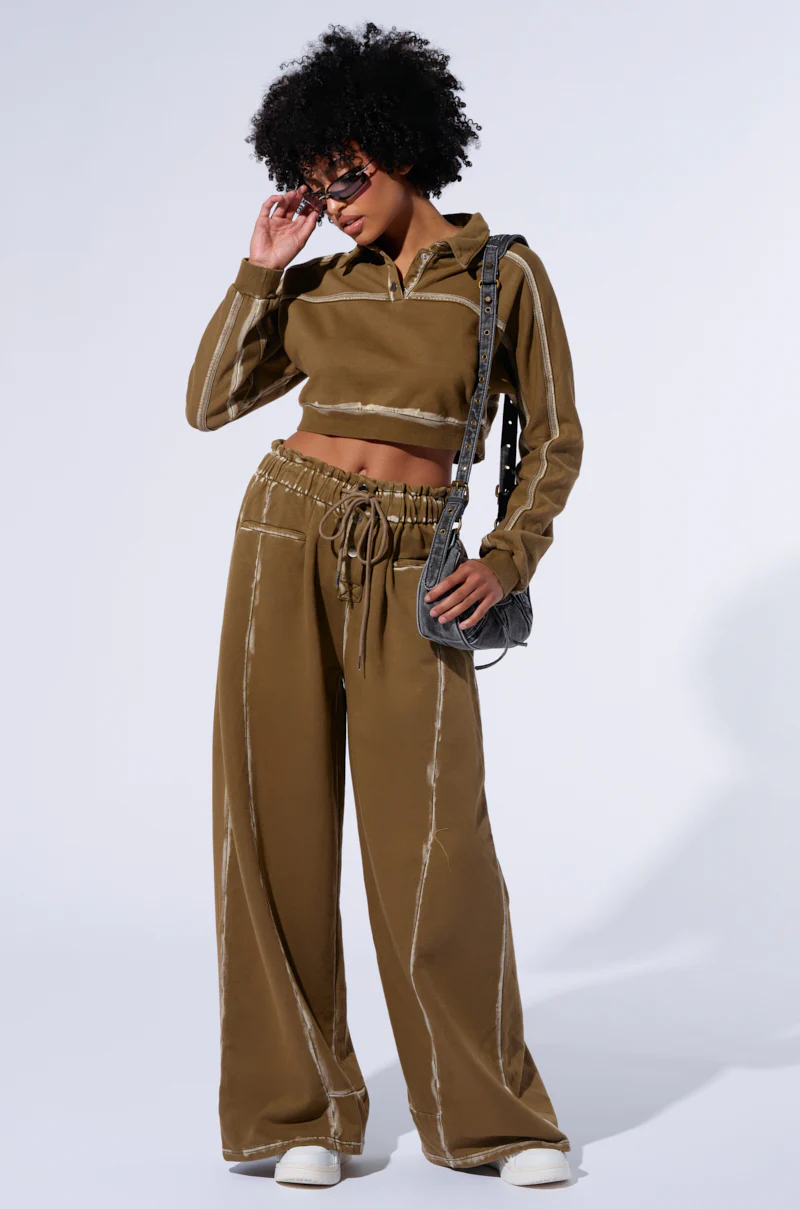 STREET TALK CROP SWEATSHIRT - Image 5