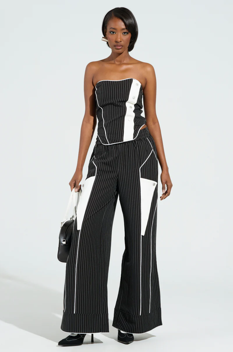 STRICTLY BUSINESS PINSTRIPE PANT - Image 7