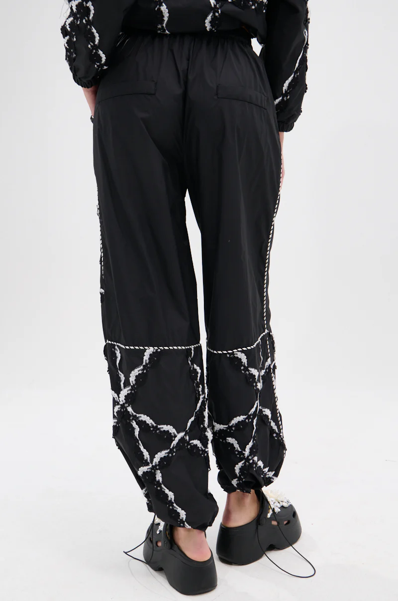 STRIKE OUT LACE TRIM JOGGER - Image 4