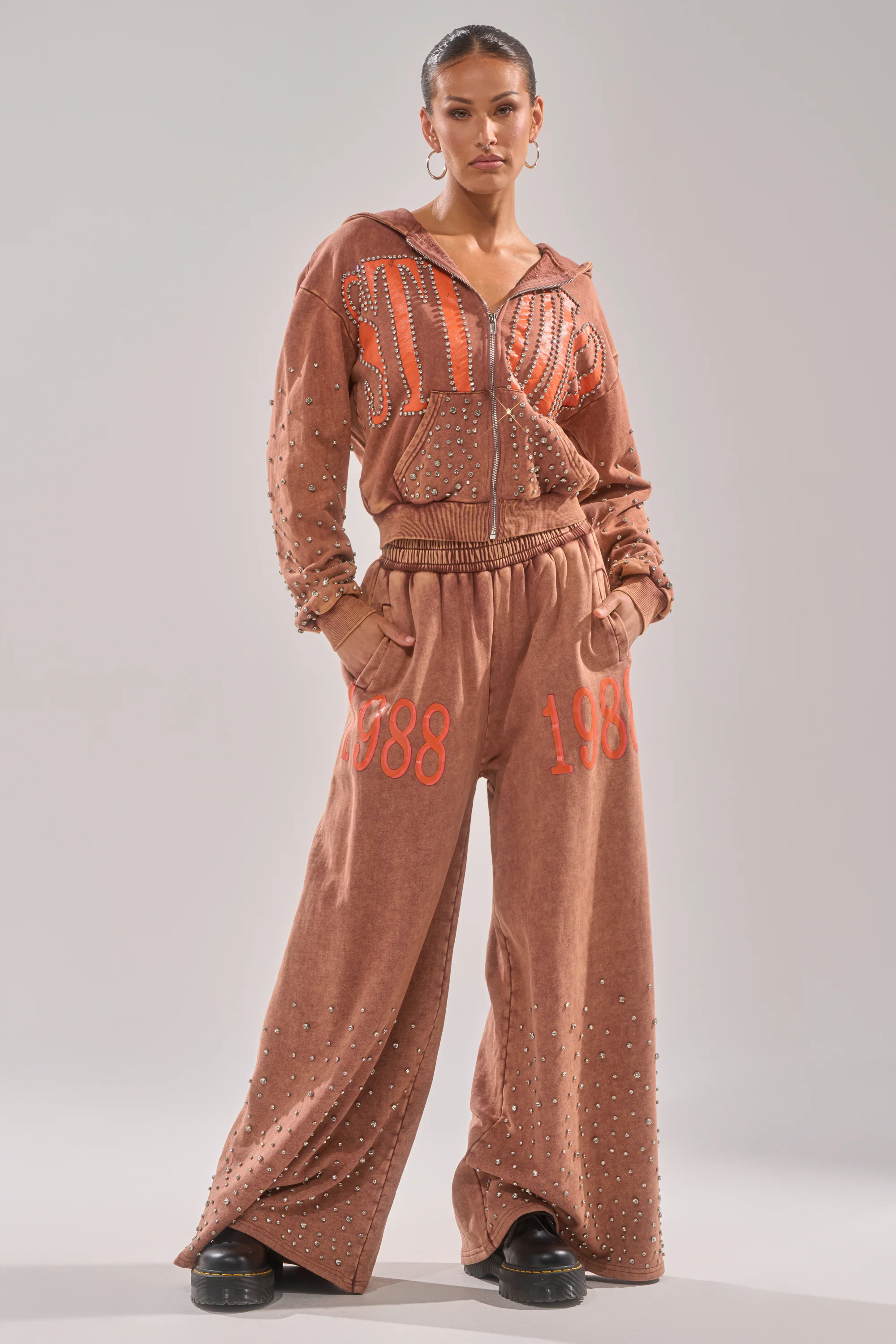 STUDIO LIVING WIDE LEG JOGGER - Image 6