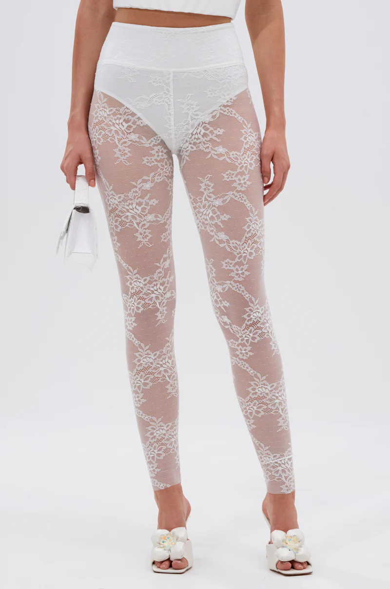SUPER LACE STRETCHY LEGGINGS - Image 4
