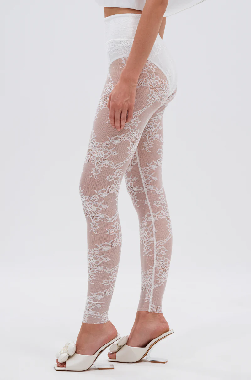 SUPER LACE STRETCHY LEGGINGS - Image 5