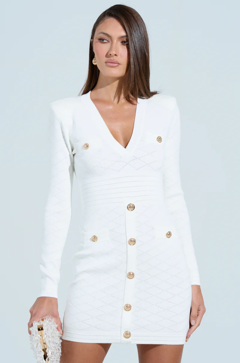 SUSIE MINI DRESS IN WHITE - Image 2