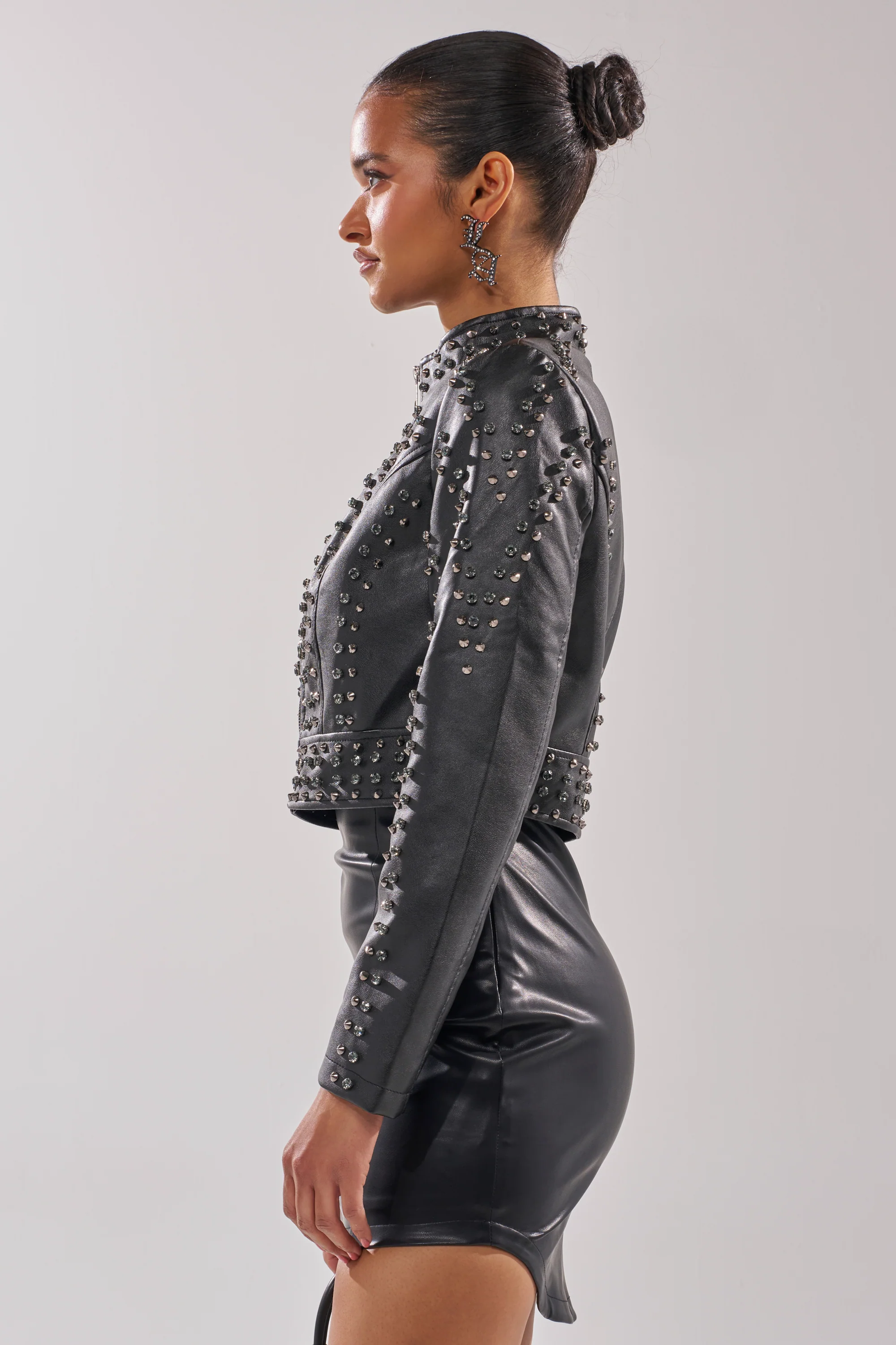 SYLVIE STUDDED MOTO - Image 6