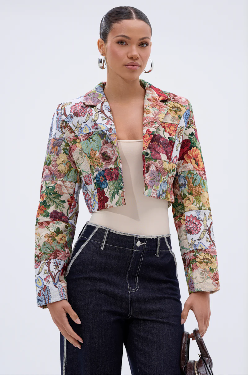 TAKE A HINT PATCHWORK BLAZER - Image 3