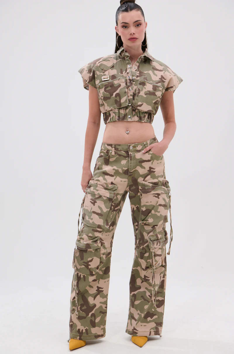 TAKE ME DOWN CAMO CARGO PANT - Image 5