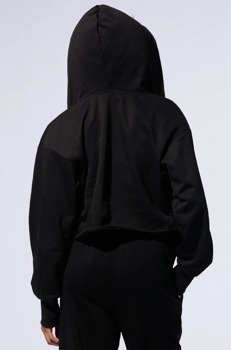 TAKE THE LONG WAY OVERSIZED ZIP UP HOODIE - Image 5