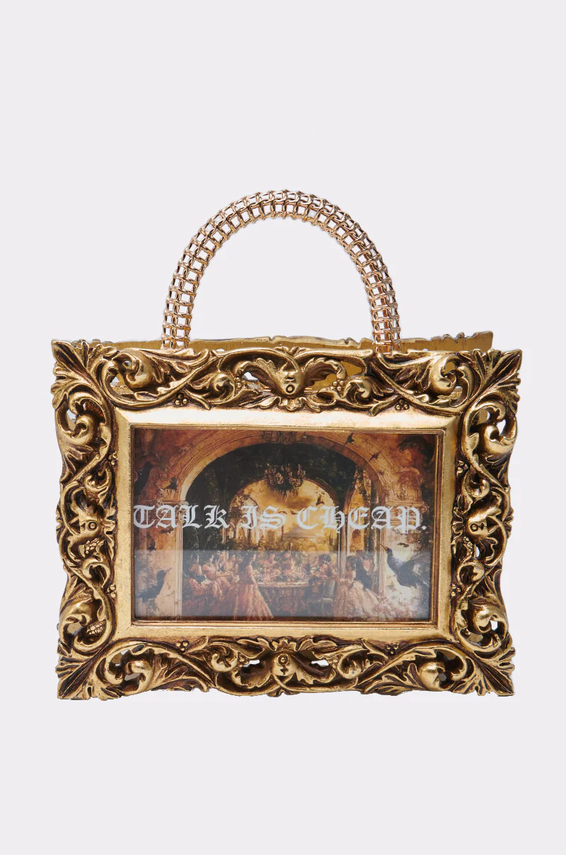 TALK IS CHEAP FRAME BAG