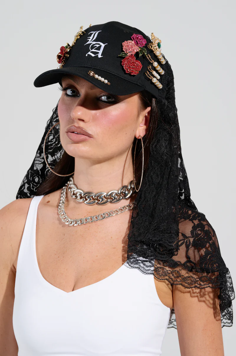 CITY GIRL LUXE BROOCH HAT - Image 4