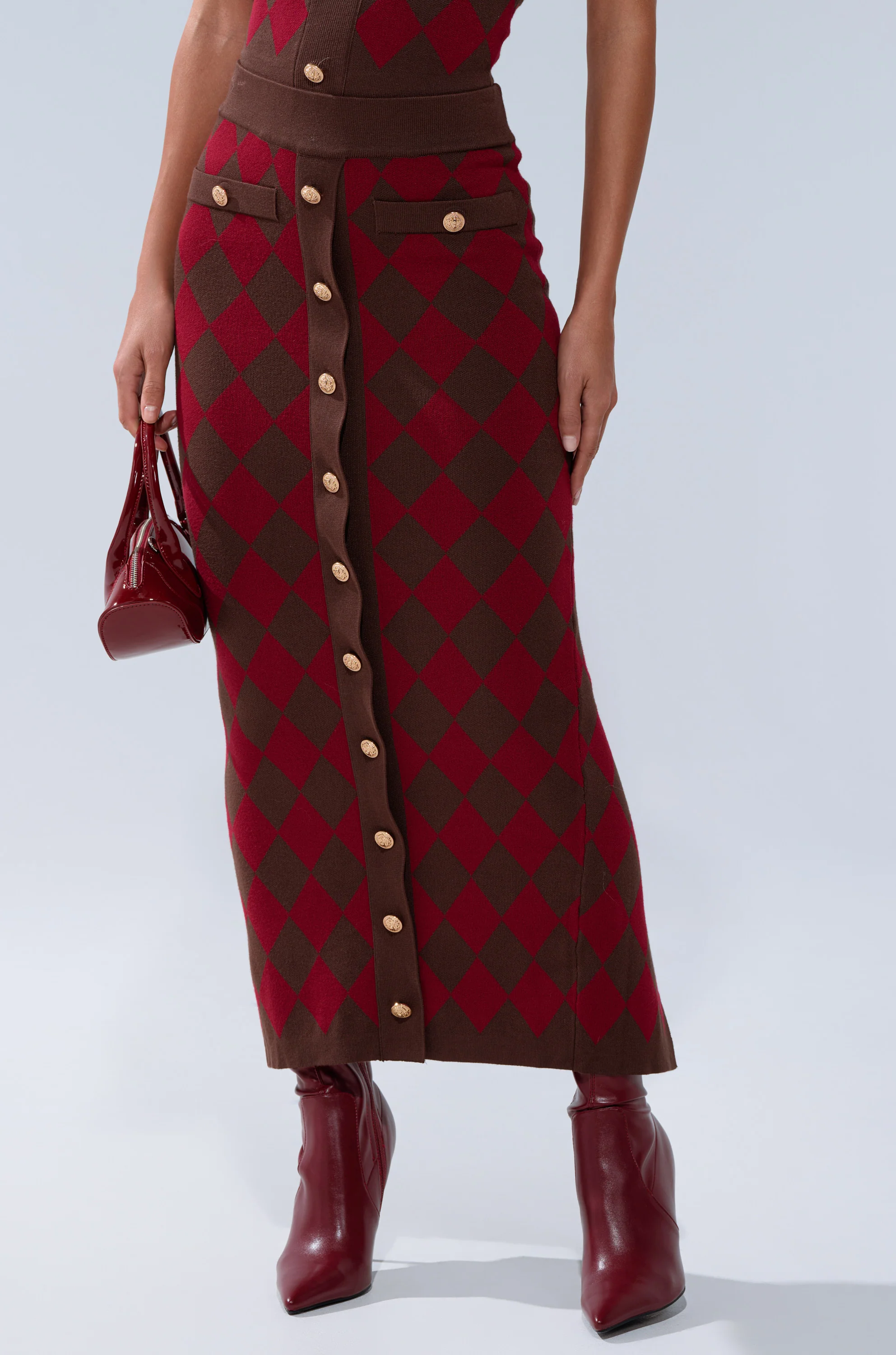 THE BEST PART OF THIS ABSTRACT MAXI SKIRT - Image 3