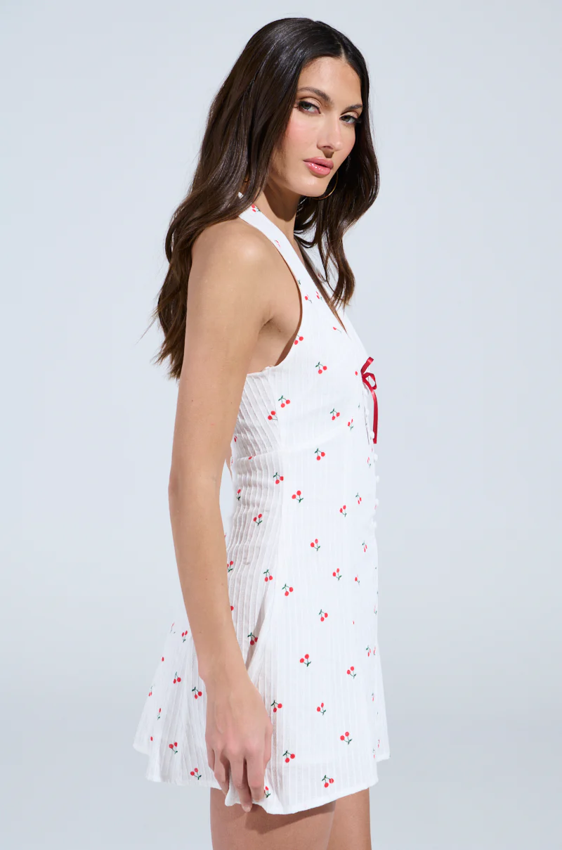 THE CHERRY ON TOP MINI DRESS - Image 3