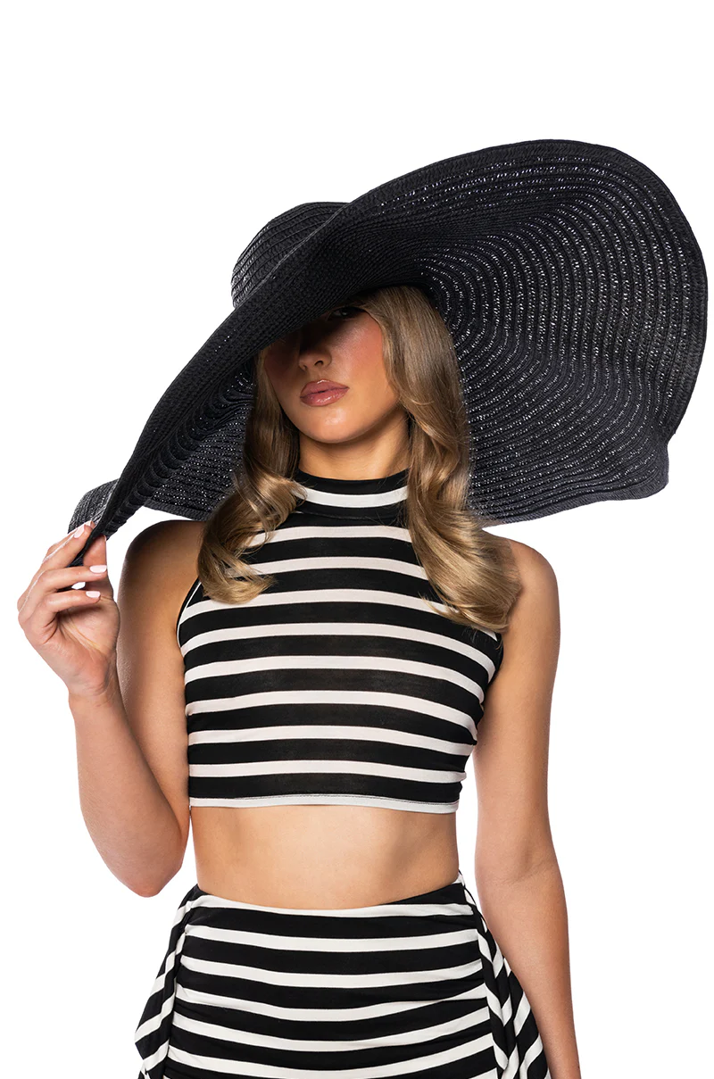 THE DRAMA VACATION HAT IN BLACK - Image 3