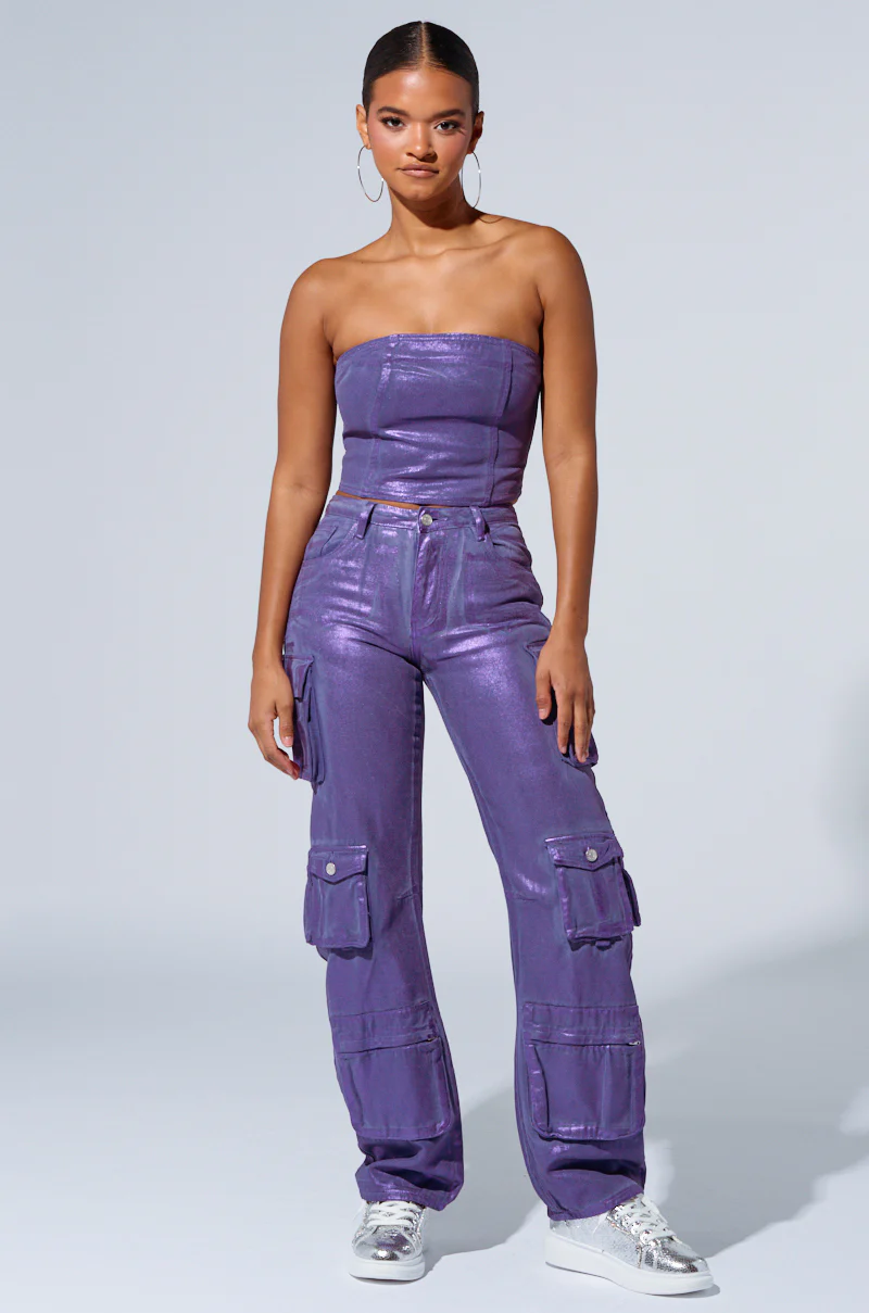 THE POWER OF LOVE DENIM CARGO PANT - Image 5