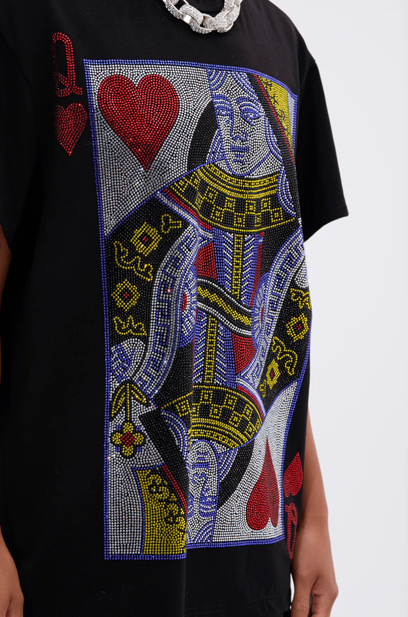 THE REAL QUEEN OF HEARTS OVERSIZED TEE - Image 8