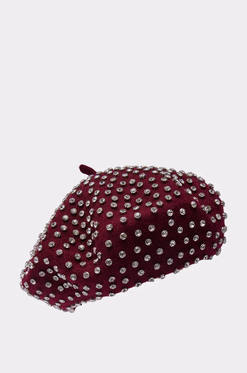 THE REAL RELATE EMBELLISHED BERET - Image 5
