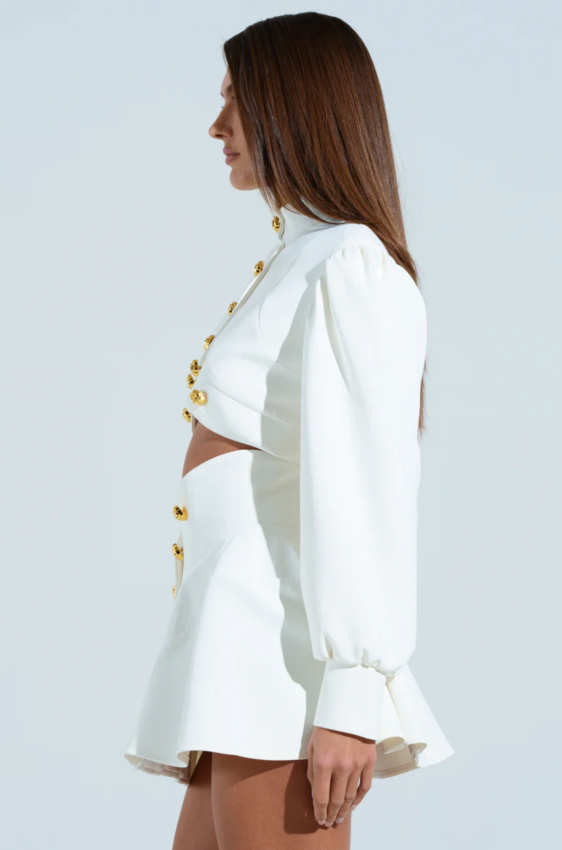THINK ABOUT ME BLOUSE IN WHITE - Image 3