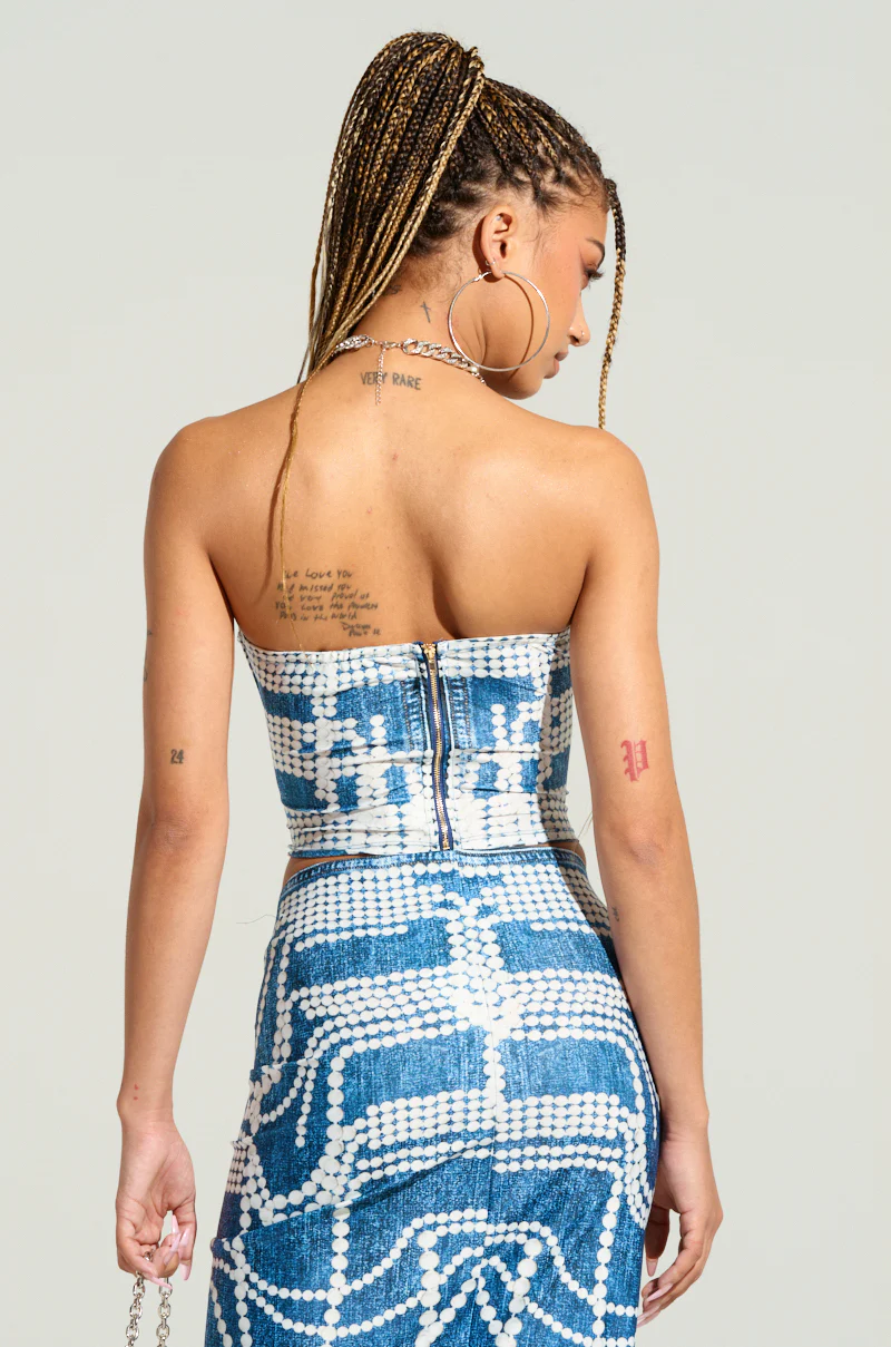 THINK AGAIN CORSET TOP - Image 4
