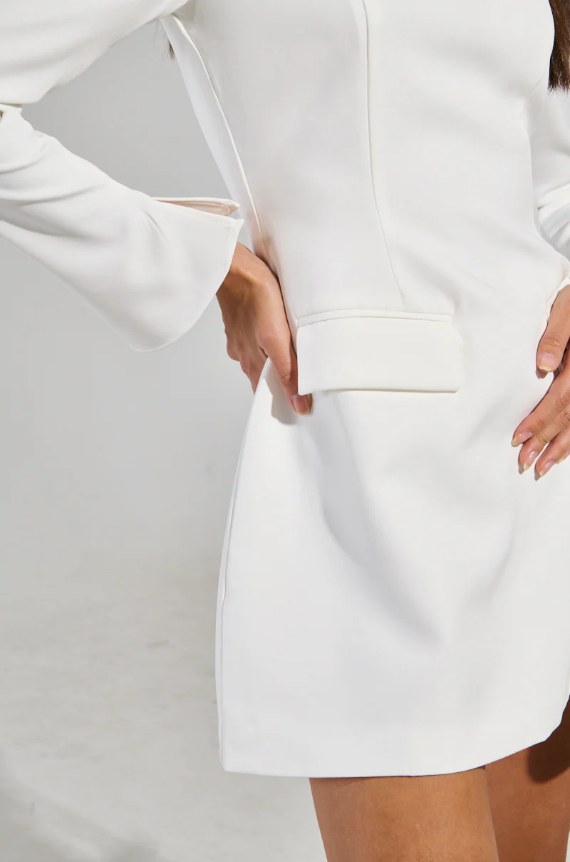 THINKIN ABOUT ME WOVEN MINI DRESS - Image 6