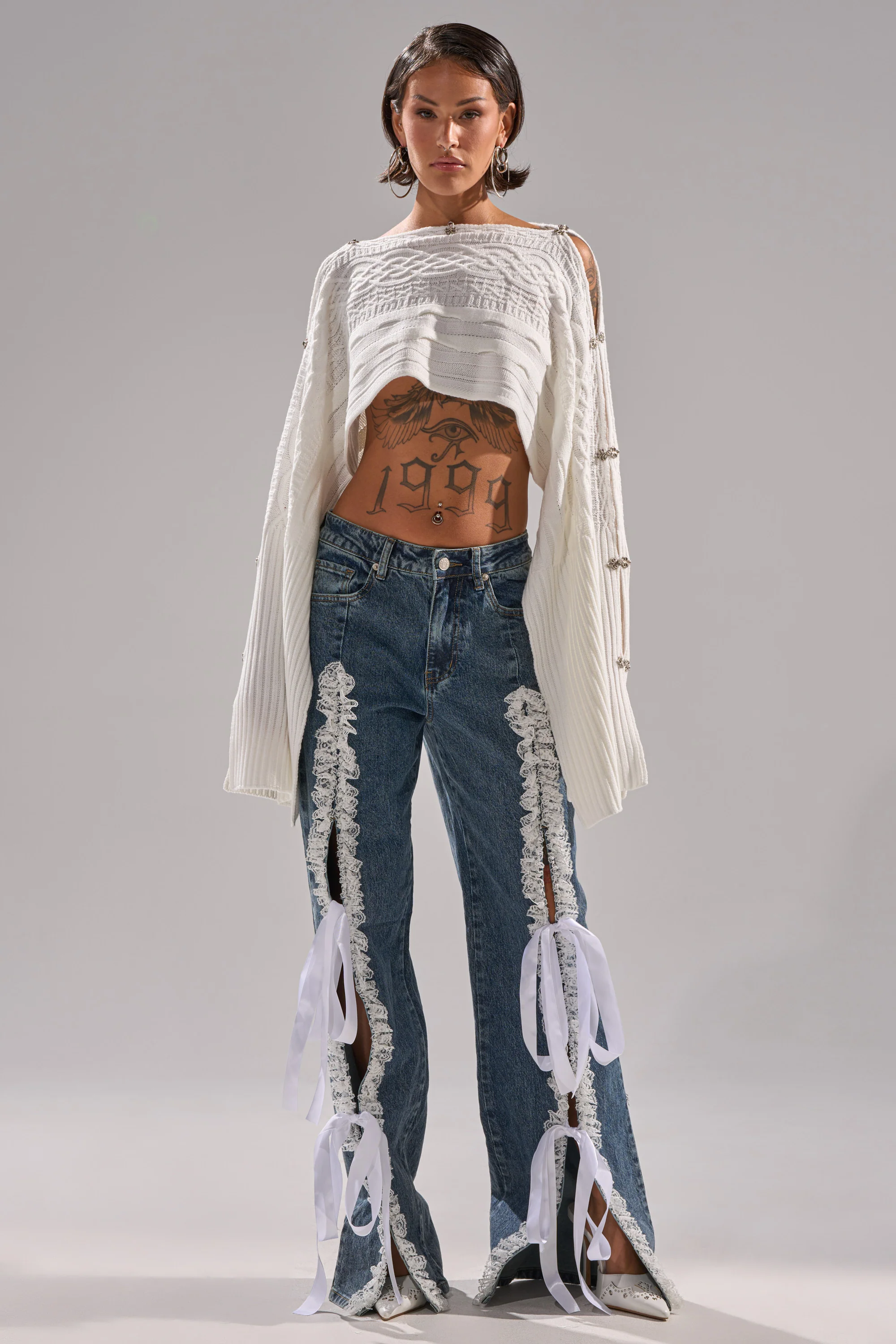 TIE ME UP RELAXED DENIM - Image 6