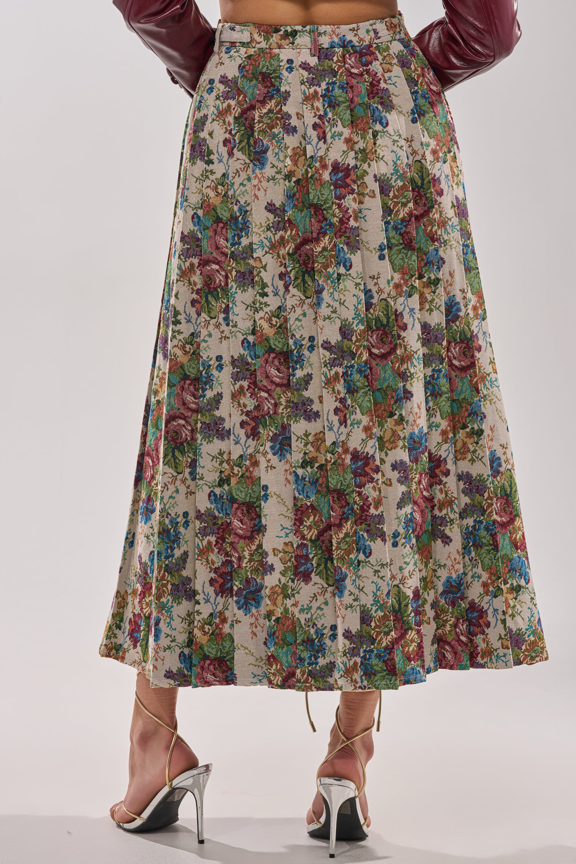 TIFFANY BROCADE MAXI SKIRT - Image 5