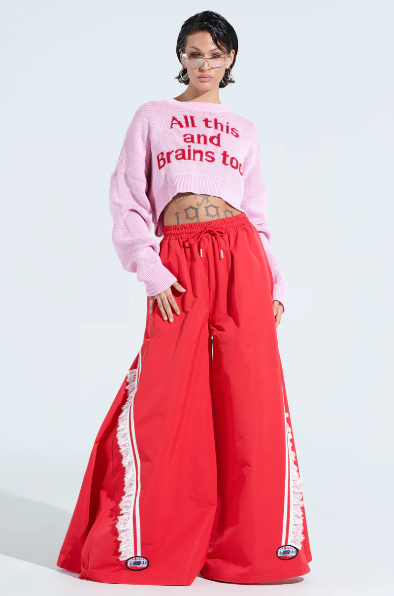 TIME TO PLAY WIDE LEG JOGGER - Image 6